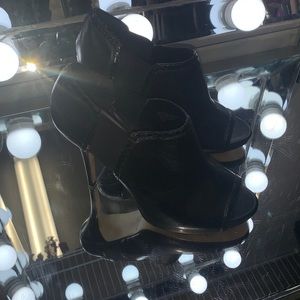 White House Black Market open toe heels